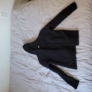 Black fuzzy sweater